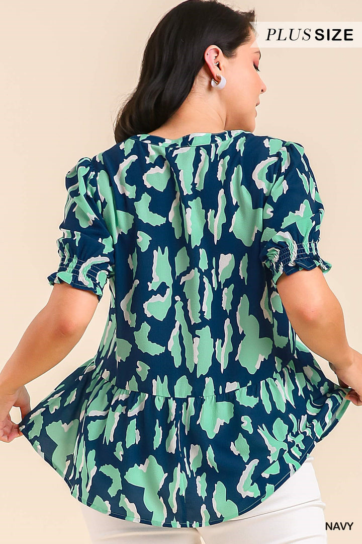 Meg Peplum Top