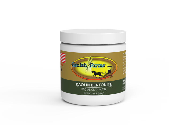 Amish Farms Kaolin Bentonite Facial Clay Mask