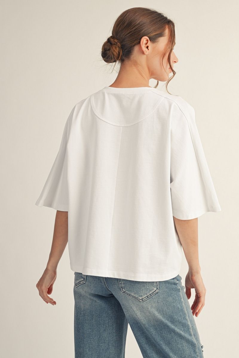 Abbie Half Sleeve Top