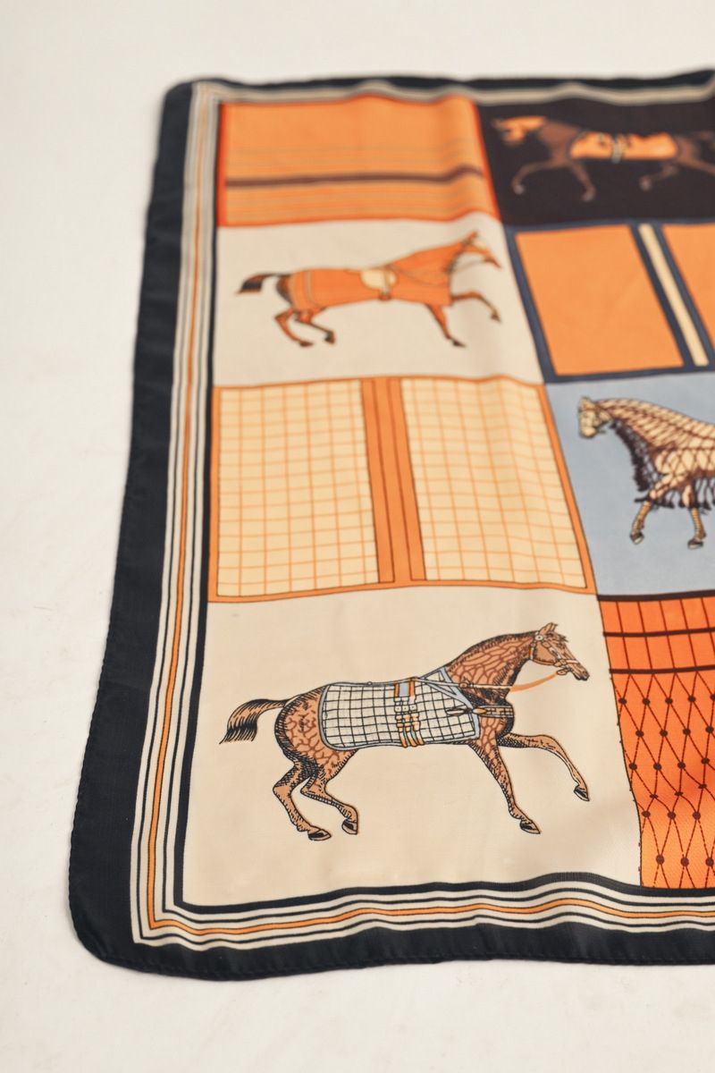 Equestrian Satin Scarf
