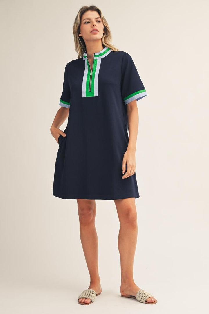 Shelly Short Sleeve Shift Dress