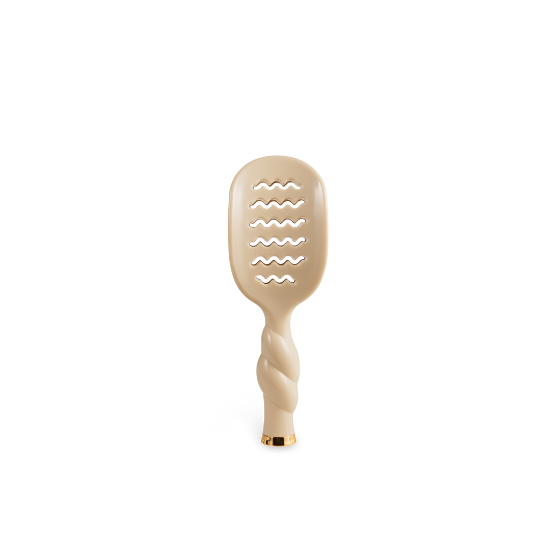 TELETIES Mini Vented Brush | Tan