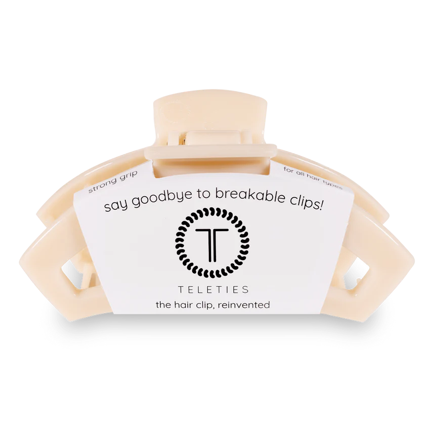 Open Tortoise Teleties Hair Clip