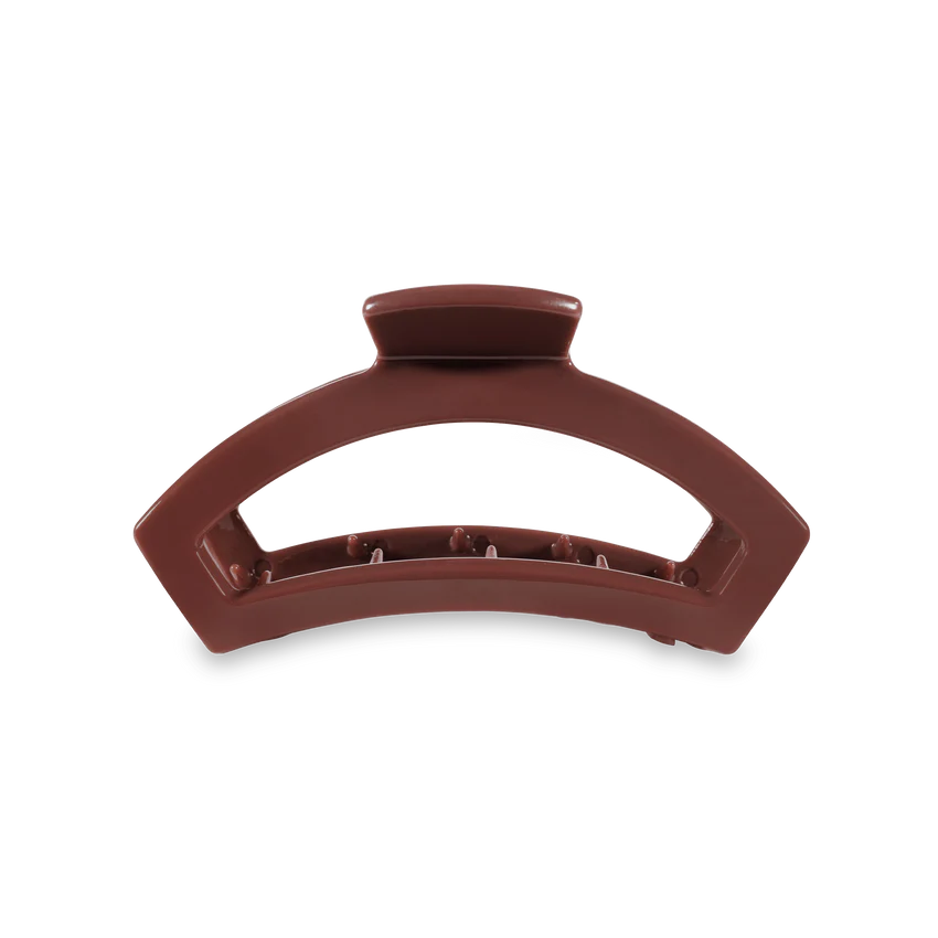 Open Tortoise Teleties Hair Clip