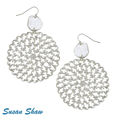 Susan Shaw Filigree Earrings