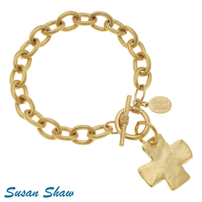 Susan Shaw Cross Toggle Bracelet