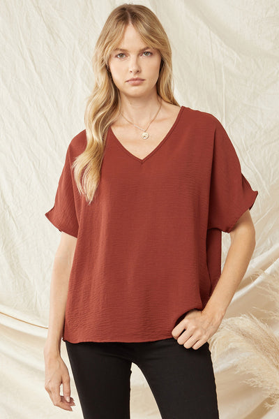 Lizzy V Neck Top