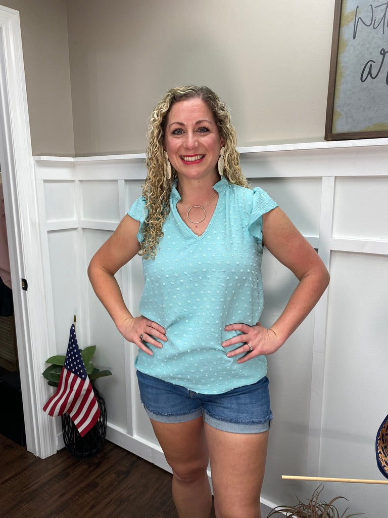 Salena V Neck Top
