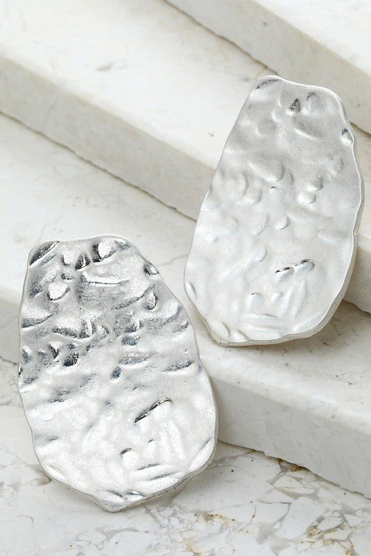 Hilary Hammered Earrings