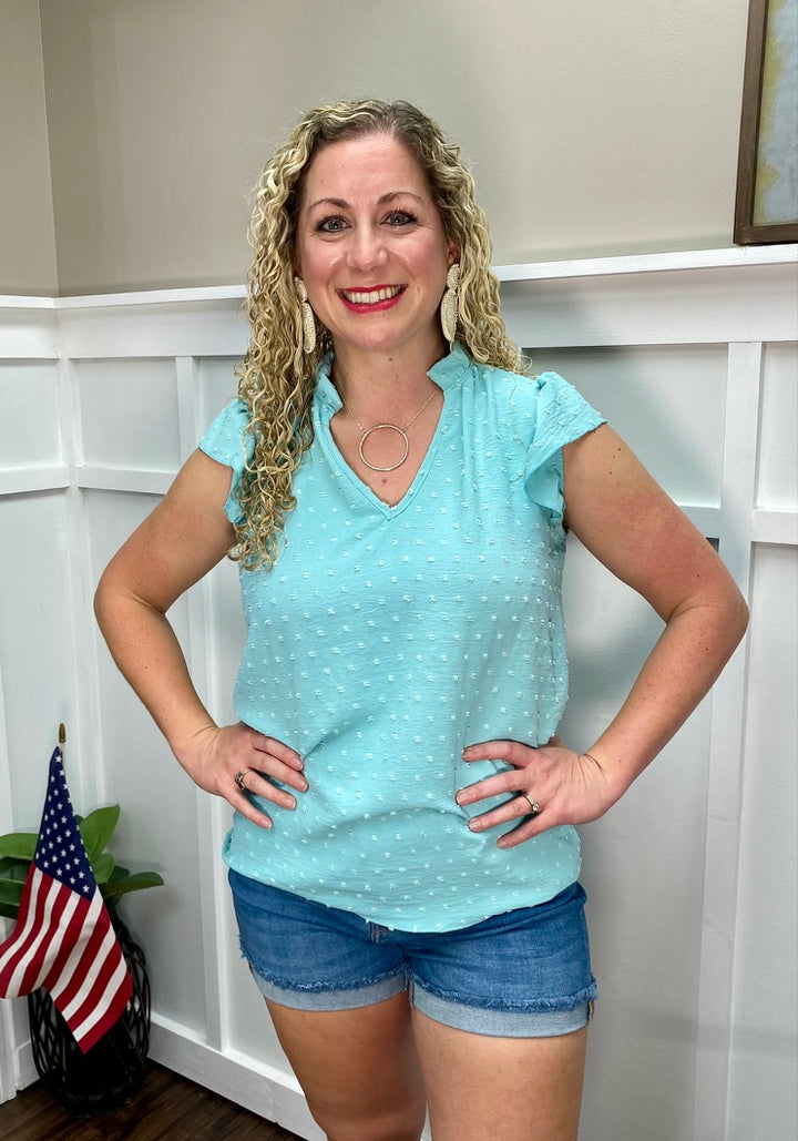 Salena V Neck Top