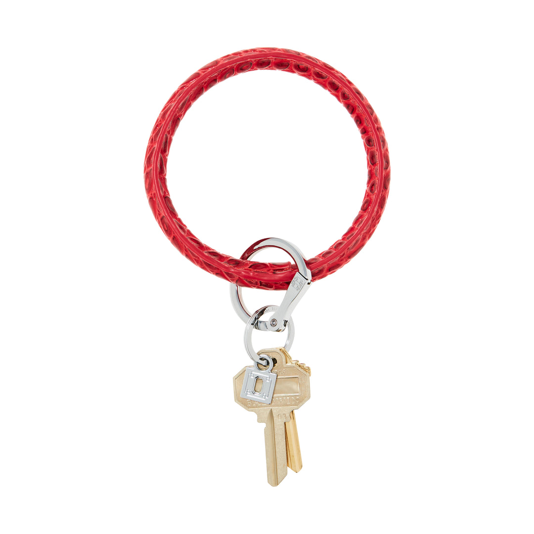 Leather Big O Key Rings
