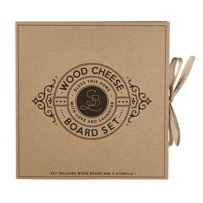 Bless Wood Cheese Board Set