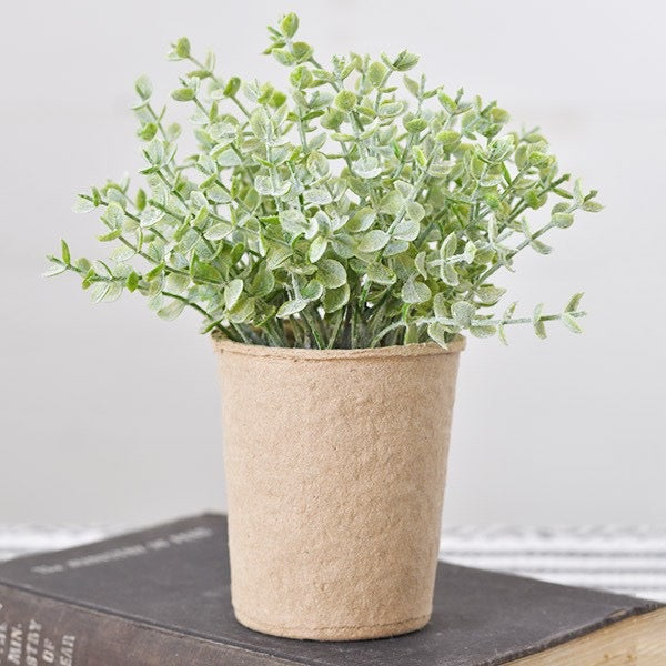 7.5" Leaf Plant Paper Pot