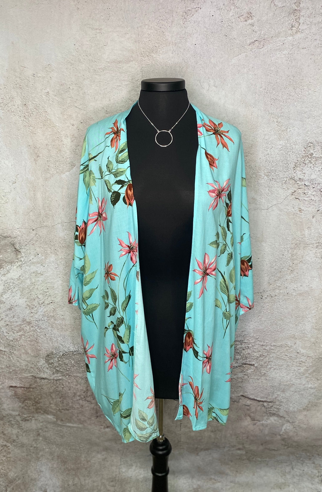 Floral Print Cardigan / Kimono