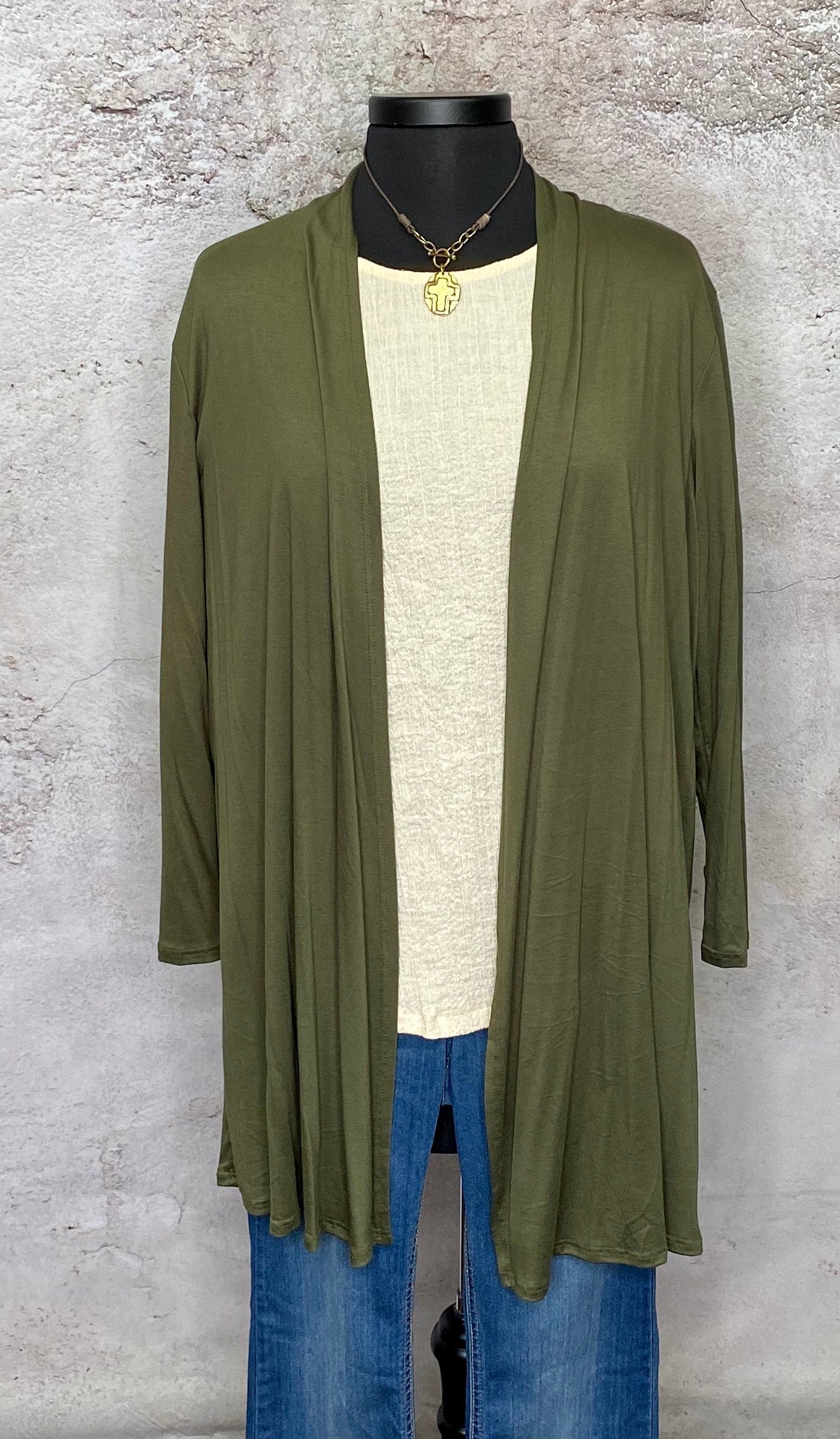 Sam Bamboo 3/4 Sleeve Cardigan