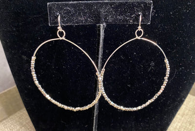 Sassy Circle Earrings with Beads