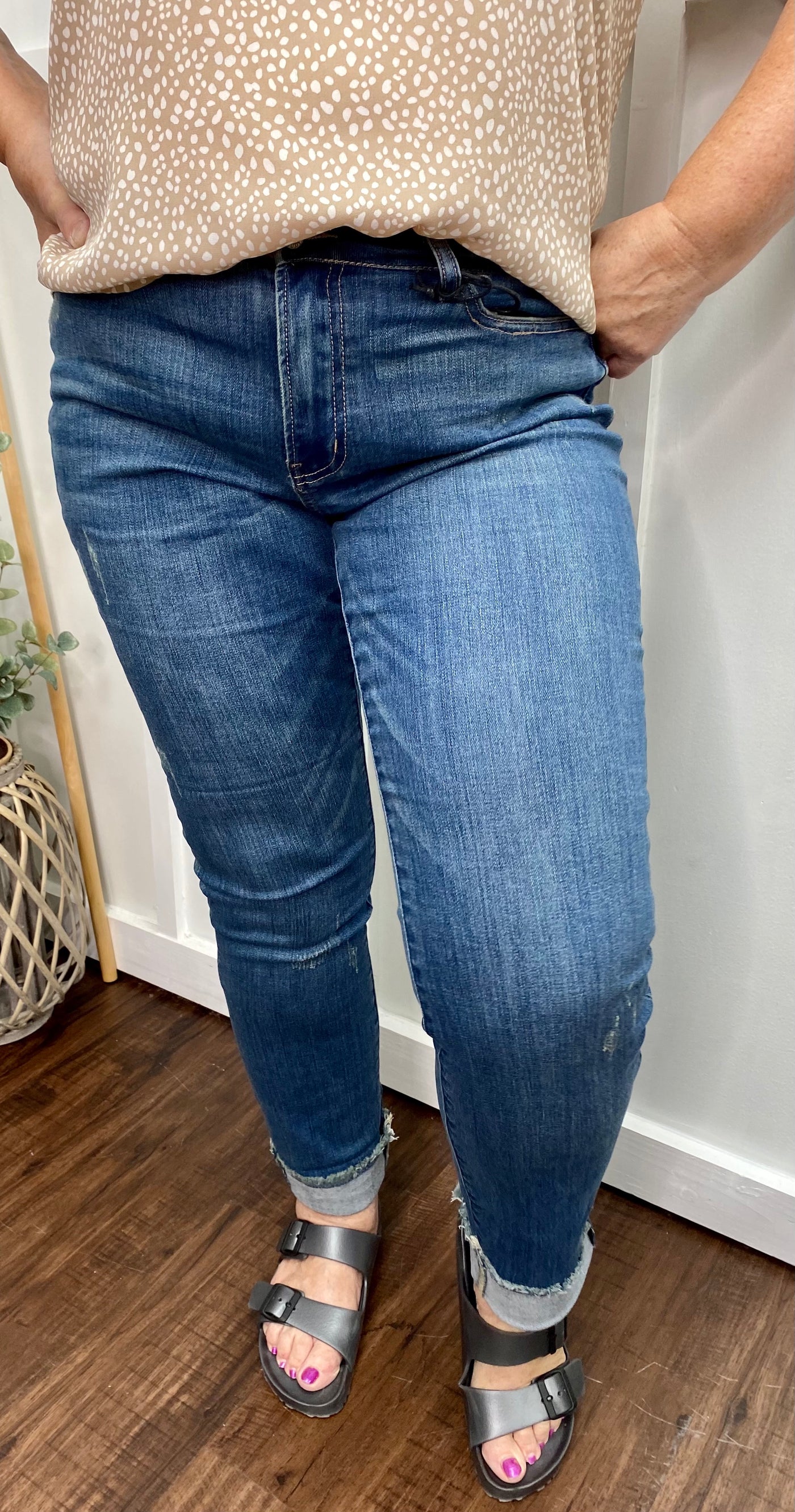 Parker Cuff Boyfriend Jeans