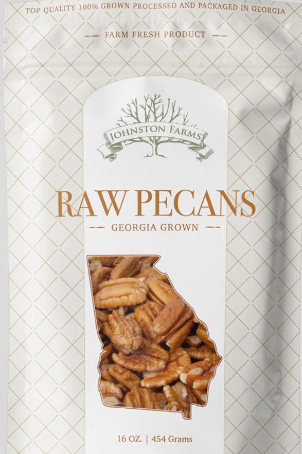 All Natural Farm Fresh Raw Medium Pecan Halves