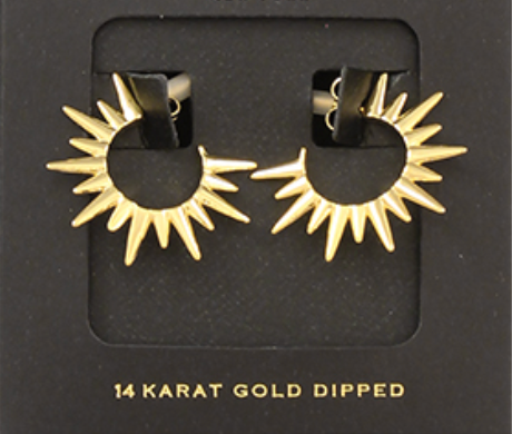 Sunburst Post Earrings