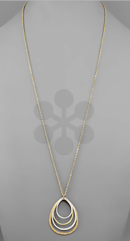 Trina Oval Long Necklace