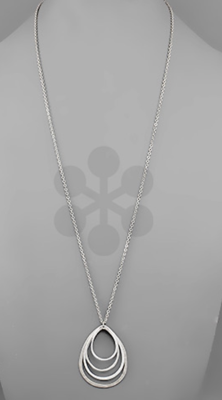 Trina Oval Long Necklace