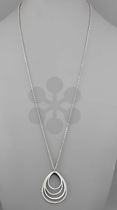 Trina Oval Long Necklace