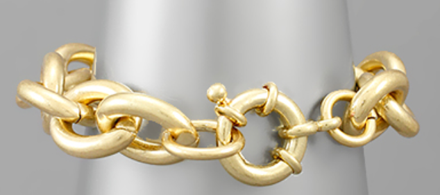 Nix Oval Chain Bracelet