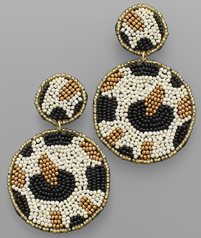 Monica Leopard Earrings