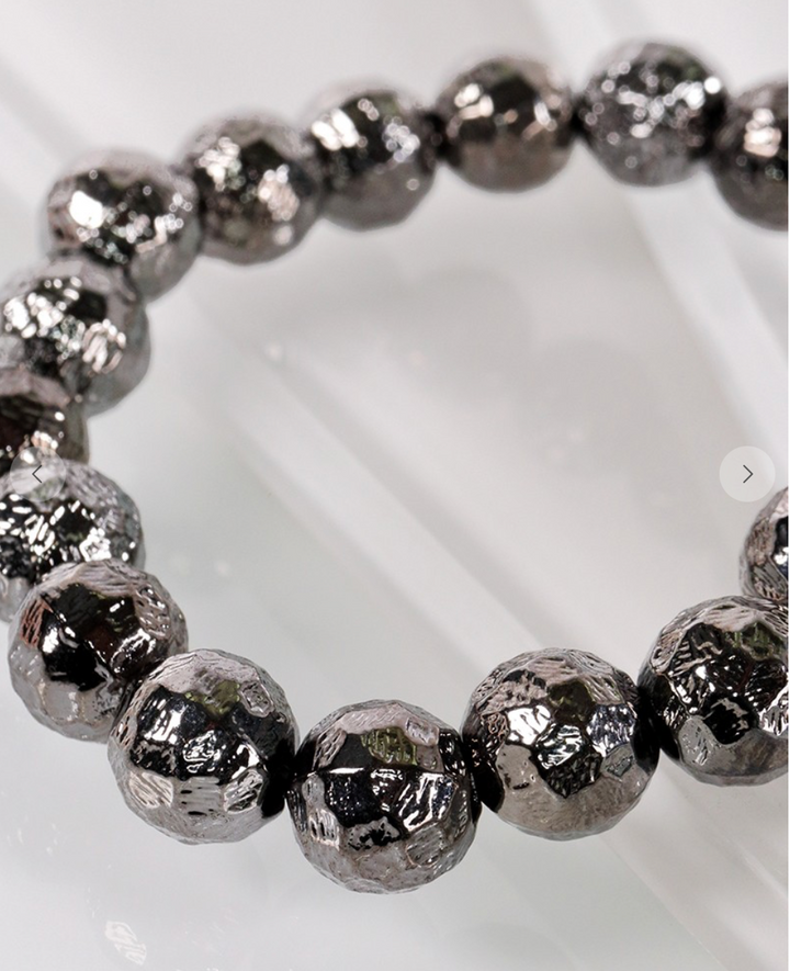 Tillie Metal Bead Stretch Bracelet
