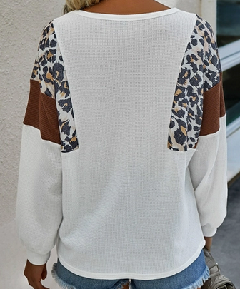 Linda Long Sleeve Leopard Top