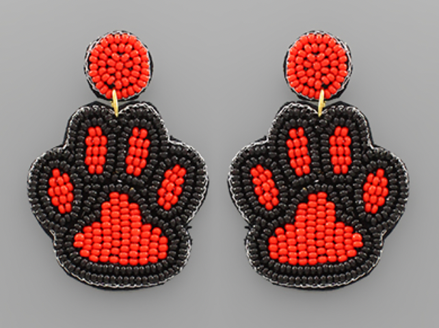 Let's Go Dawgs Earrings