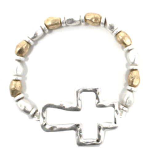 Addi Two Tone Stretch Bracelet