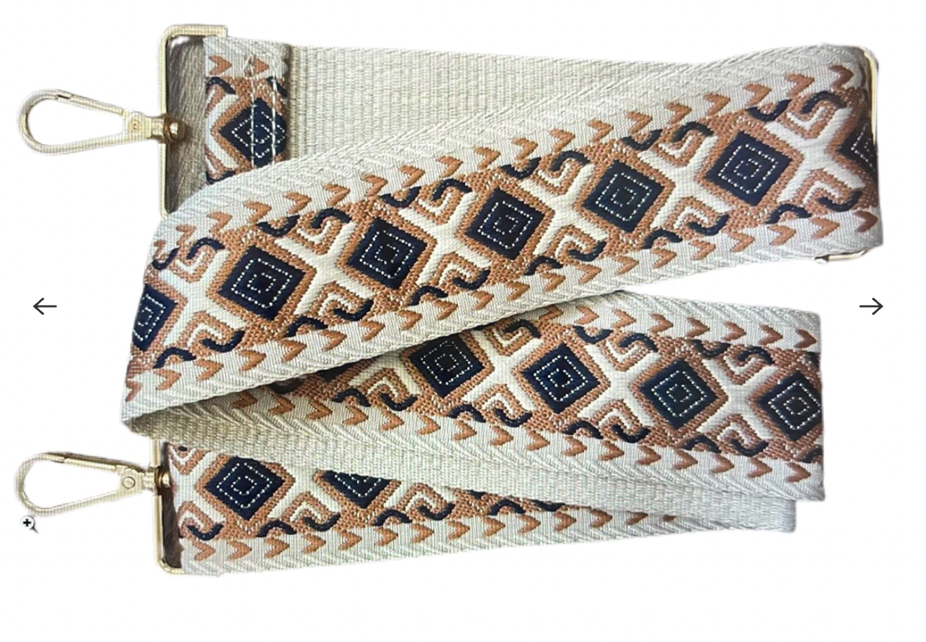 Ahdorned Purse Strap