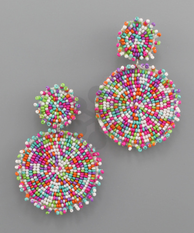 Kay Seed Bead Earrings