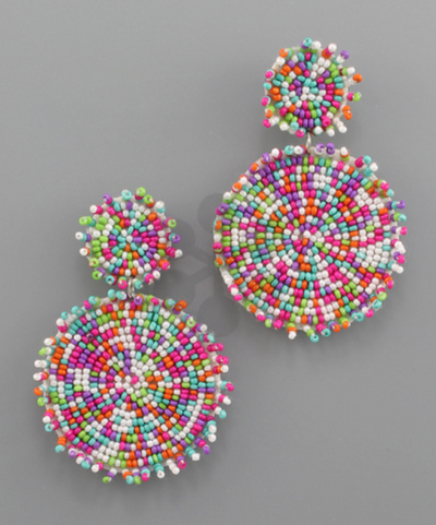 Kay Seed Bead Earrings