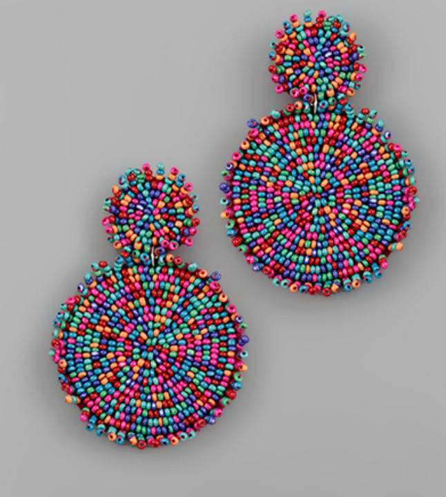 Kay Seed Bead Earrings