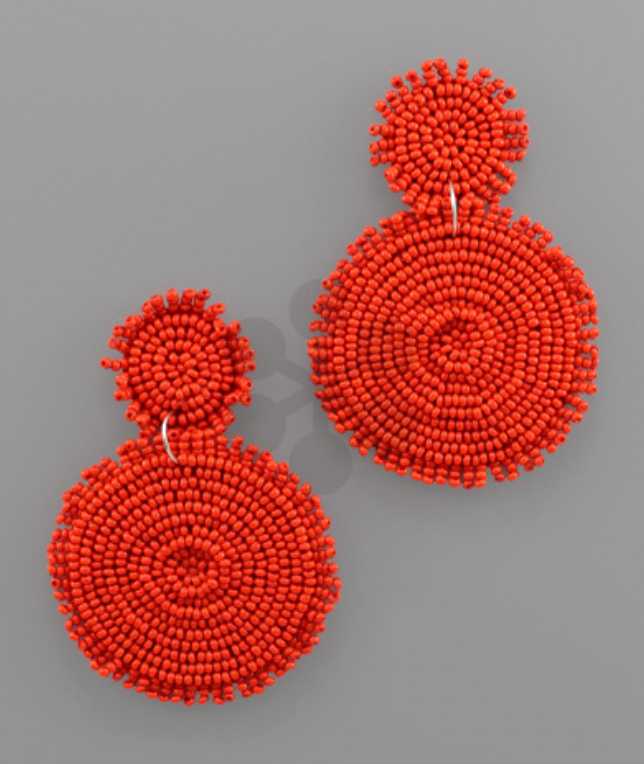Kay Seed Bead Earrings