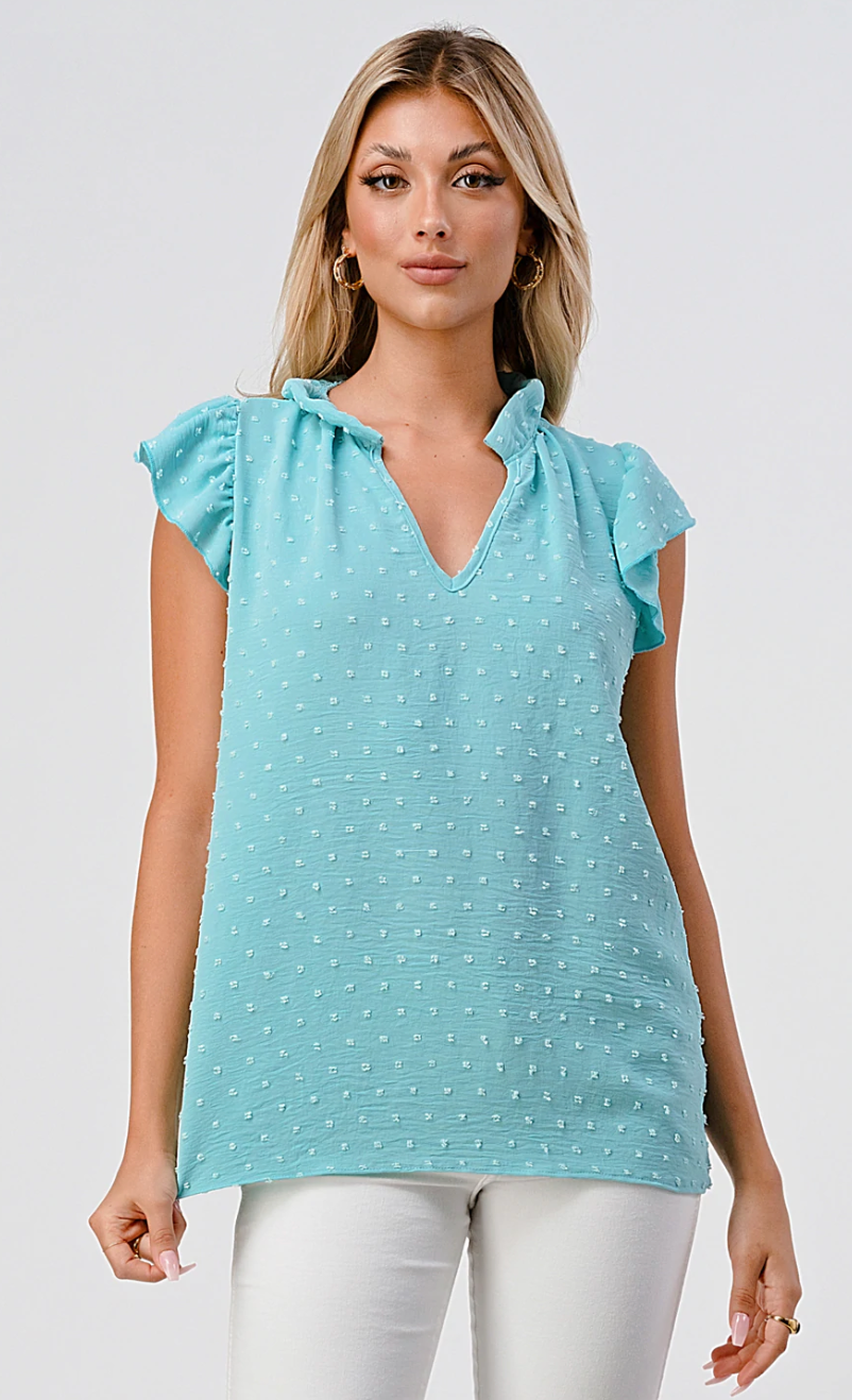 Salena V Neck Top