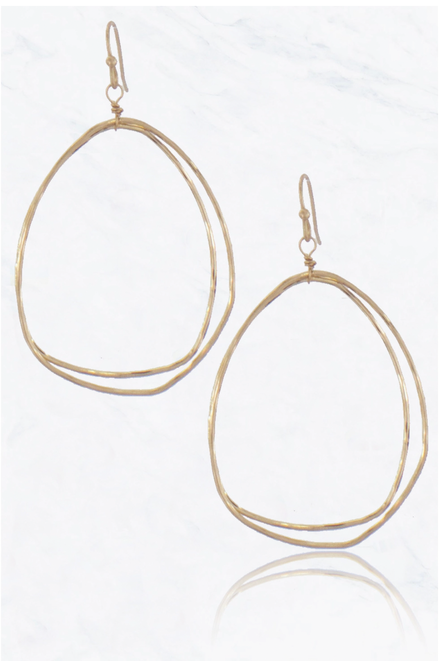 Krista Open Circle Earrings