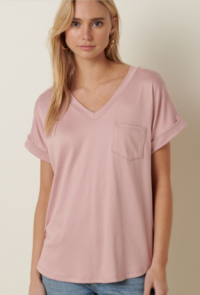 Charlene V Neck Top