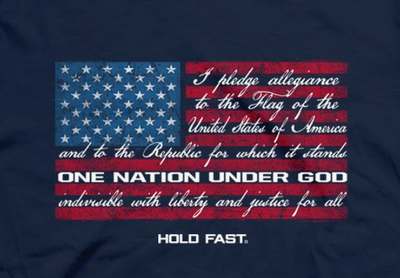 Hold Fast Pledge of Allegiance T Shirt