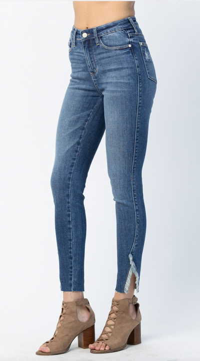 Blakely Frayed Ankle Jeans
