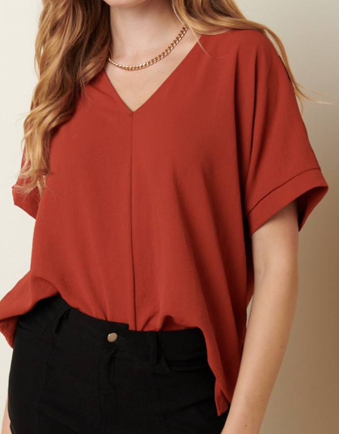 Wendy V Neck Top