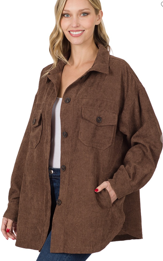 Sadie Corduroy Shacket