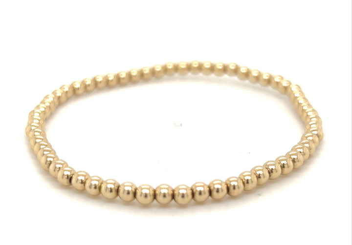 4mm Beaded Bracelet