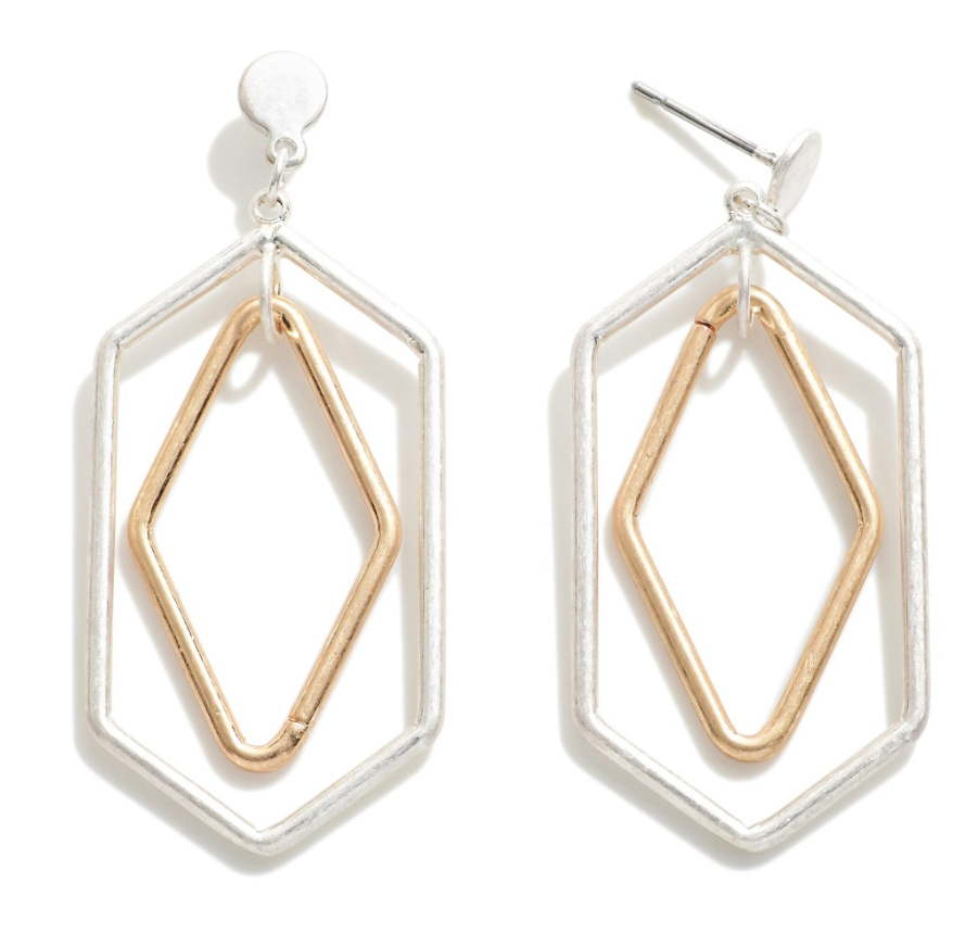 Judson Hexagon Earrings