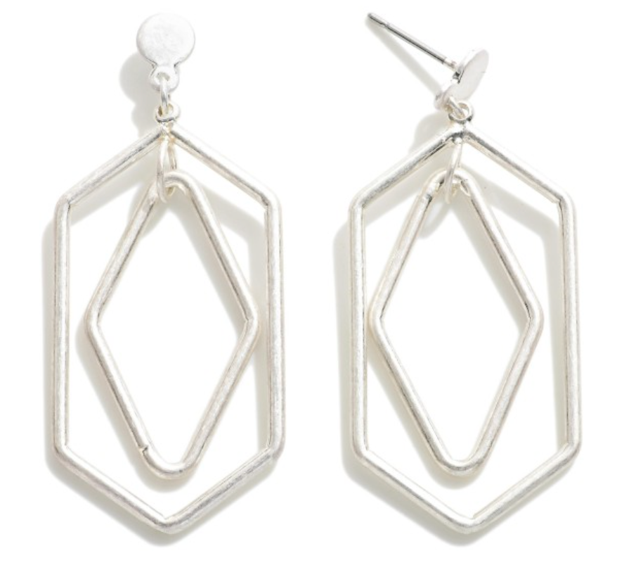 Judson Hexagon Earrings