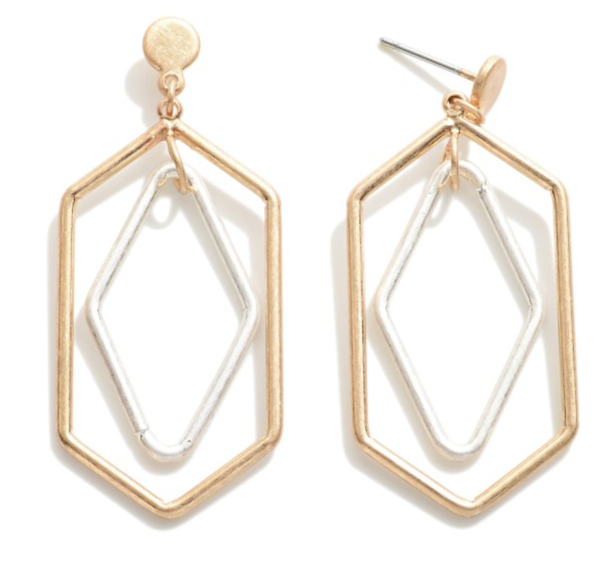 Judson Hexagon Earrings