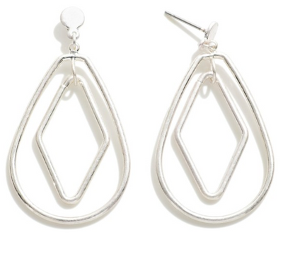 Ollie Oval Hoop Earrings