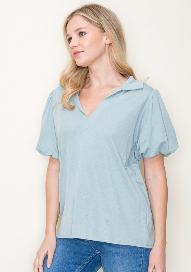 Gabriel Bubble Sleeve Top